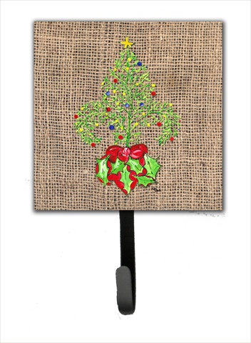 Christmas Tree Fleur de lis Leash Holder Or Key Hook