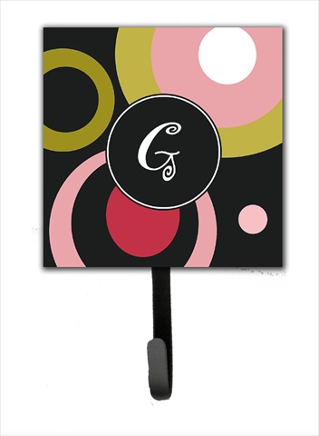 AM1001-GSH4 Monogram - Retro in Black Leash Holder Or Key Hook