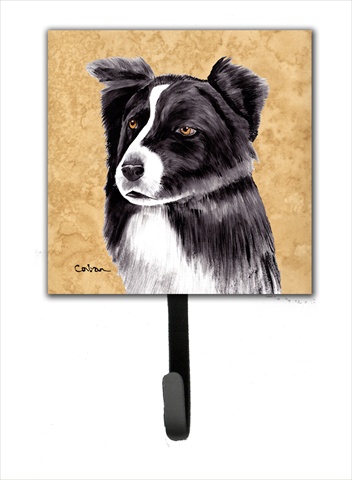 Border Collie Leash Holder Or Key Hook