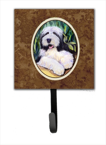 Bearded Collie Leash Holder Or Key Hook