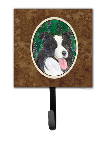 Border Collie Leash Holder Or Key Hook