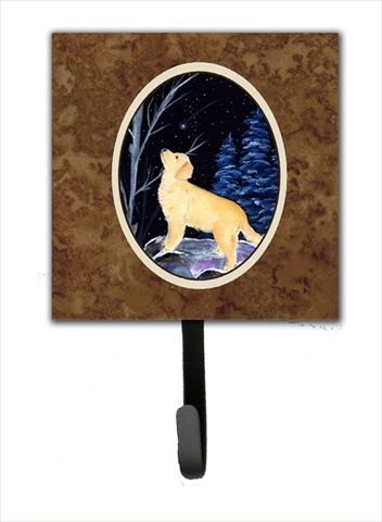 Starry Night Golden Retriever Leash Holder Or Key Hook
