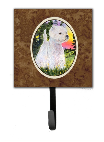 Westie Leash Holder Or Key Hook