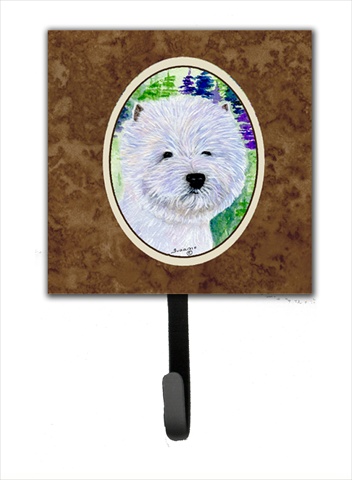 Westie Leash Holder Or Key Hook