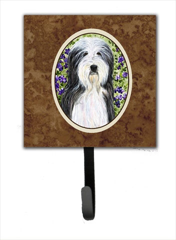 Bearded Collie Leash Holder Or Key Hook