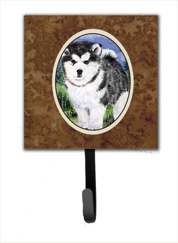 Alaskan Malamute Leash Holder Or Key Hook