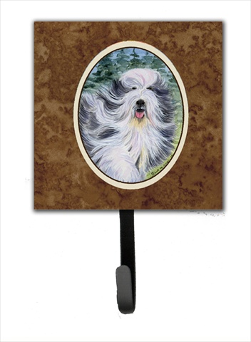 Bearded Collie Leash Holder Or Key Hook