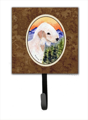 Bedlington Terrier Leash Holder Or Key Hook