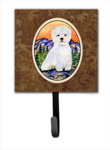 Westie Leash Holder Or Key Hook
