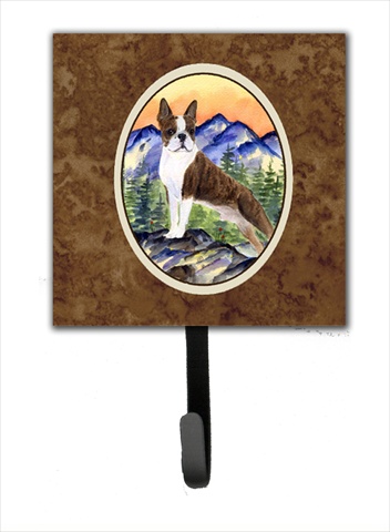 Boston Terrier Leash Holder Or Key Hook