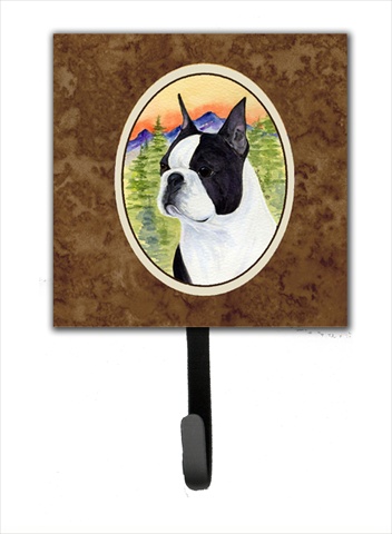 Boston Terrier Leash Holder Or Key Hook