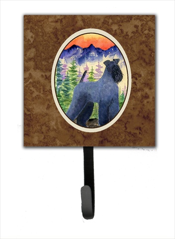 Kerry Blue Terrier Leash Holder Or Key Hook