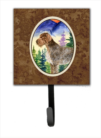 German Wirehaired Pointer Leash Holder Or Key Hook