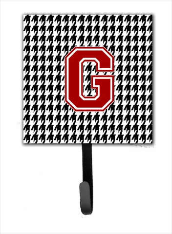 Picture of Carolines Treasures CJ1021-GSH4 Monogram - Initial G Houndstooth Leash Holder Or Key Hook