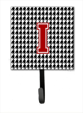 CJ1021-ISH4 Monogram - Initial I Houndstooth Leash Holder Or Key Hook