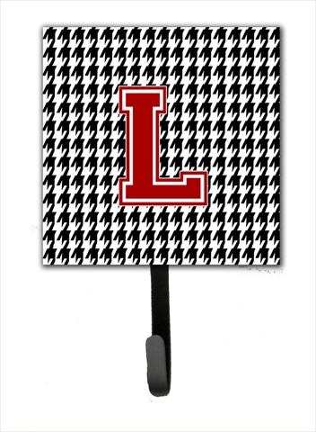 CJ1021-LSH4 Monogram - Initial L Houndstooth Leash Holder Or Key Hook