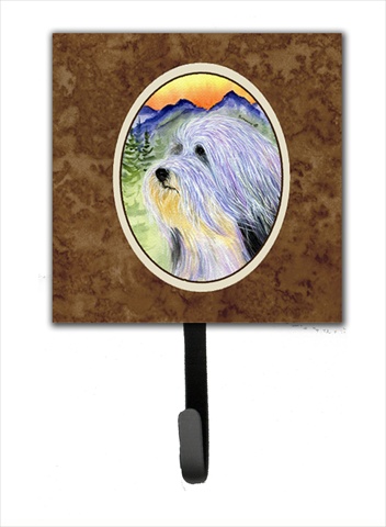 Bearded Collie Leash Holder Or Key Hook