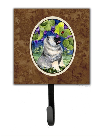Keeshond Leash Holder Or Key Hook