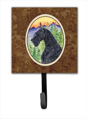 Schnauzer Leash Holder Or Key Hook