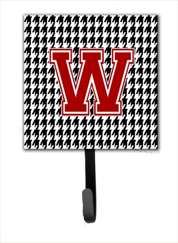 CJ1021-WSH4 Monogram - Initial W Houndstooth Leash Holder Or Key Hook