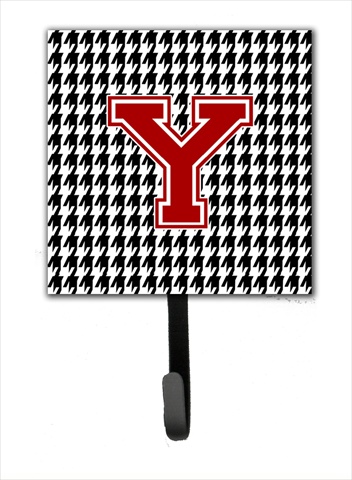 CJ1021-YSH4 Monogram - Initial Y Houndstooth Leash Holder Or Key Hook