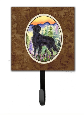 Flat Coated Retriever Leash Holder Or Key Hook