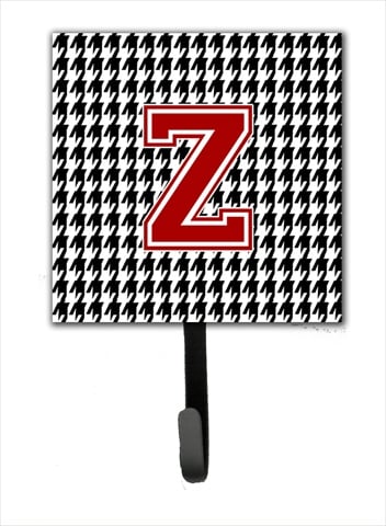 CJ1021-ZSH4 Monogram - Initial Z Houndstooth Leash Holder Or Key Hook