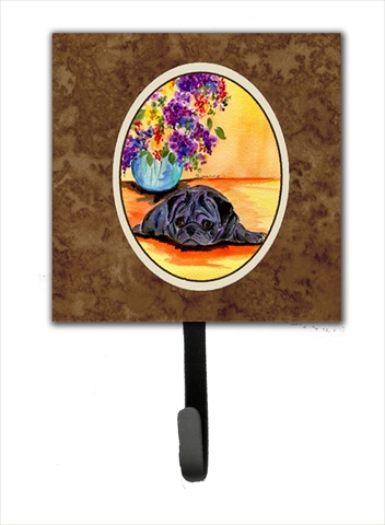 Pug Leash Holder Or Key Hook