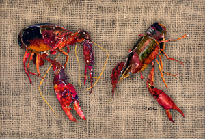 Crawfish Fabric Placemat