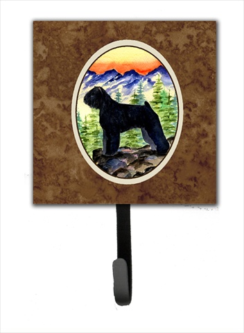 Bouvier Des Flandres Leash Holder Or Key Hook