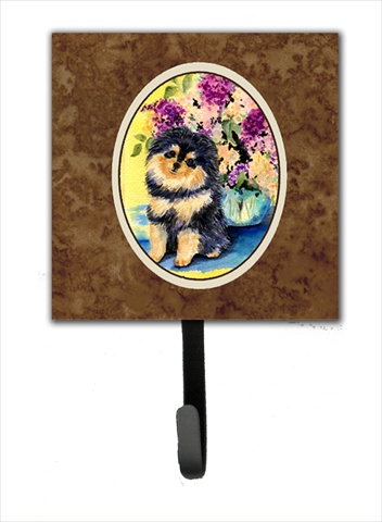 Pomeranian Leash Holder Or Key Hook