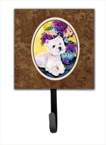Westie Leash Holder Or Key Hook
