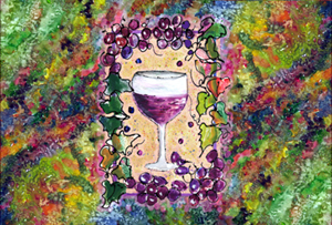 Wine Fabric Placemat