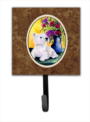 Westie Leash Holder Or Key Hook