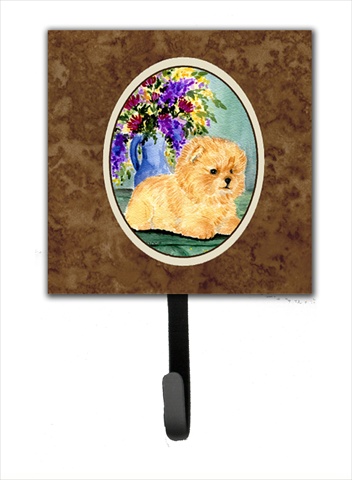 Pomeranian Leash Holder Or Key Hook