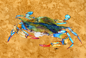 Crab Fabric Placemat