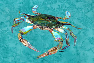 Crab Fabric Placemat