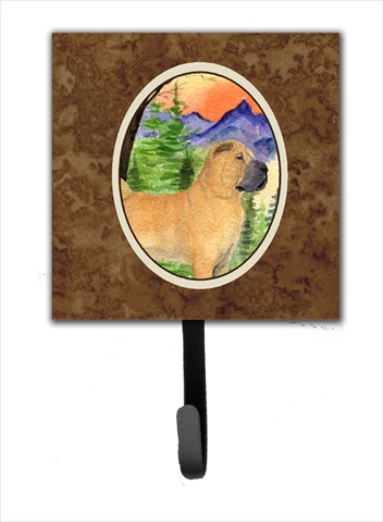 Shar Pei Leash Holder Or Key Hook