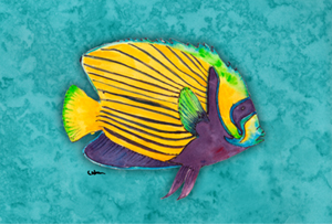 Fish Tropical Fabric Placemat