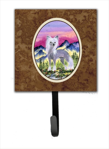 Chinese Crested Leash Holder Or Key Hook