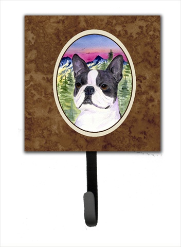 Boston Terrier Leash Holder Or Key Hook