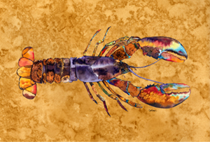 Lobster Fresh Fabric Placemat