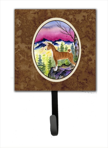 Basenji Leash Holder Or Key Hook