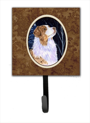 Starry Night Australian Shepherd Leash Holder Or Key Hook
