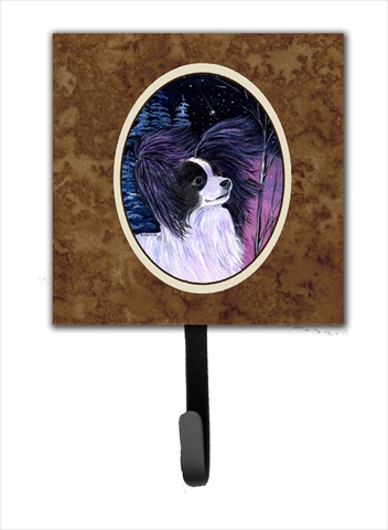 Starry Night Papillon Leash Holder Or Key Hook