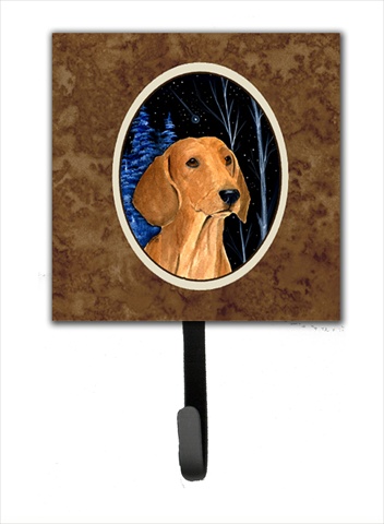 Starry Night Dachshund Leash Holder Or Key Hook
