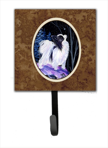 Starry Night Papillon Leash Holder Or Key Hook