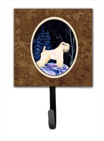 Starry Night Wheaten Terrier Soft Coated Leash Holder Or Key Hook