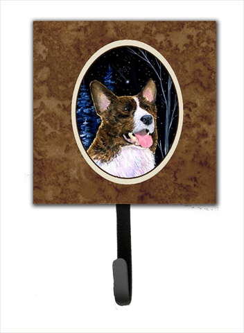 Starry Night Corgi Leash Holder Or Key Hook