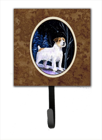 Starry Night Jack Russell Terrier Leash Holder Or Key Hook